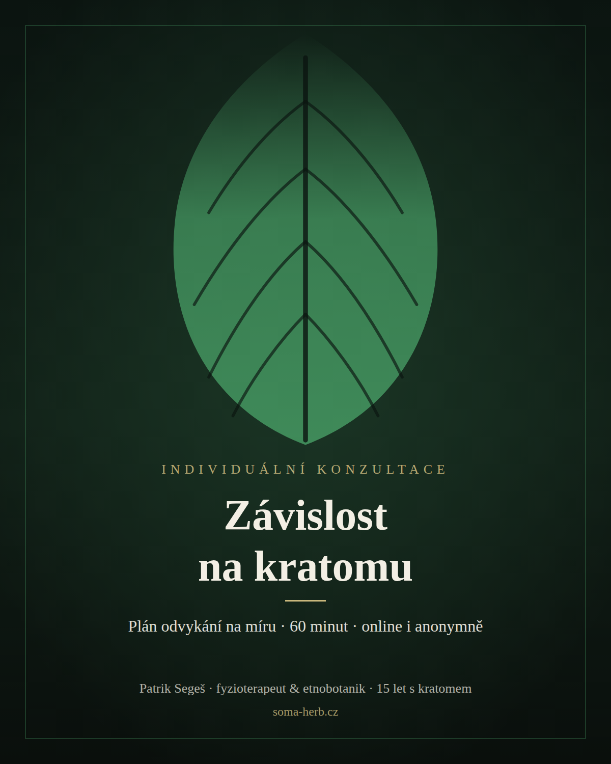 Kratom závislost - poradenství